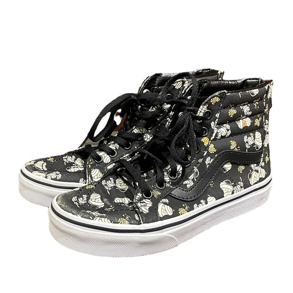 Vans | Shoes | Vans X Peanuts Sk8hi Snoopy Mummies Glow Black | Poshmark